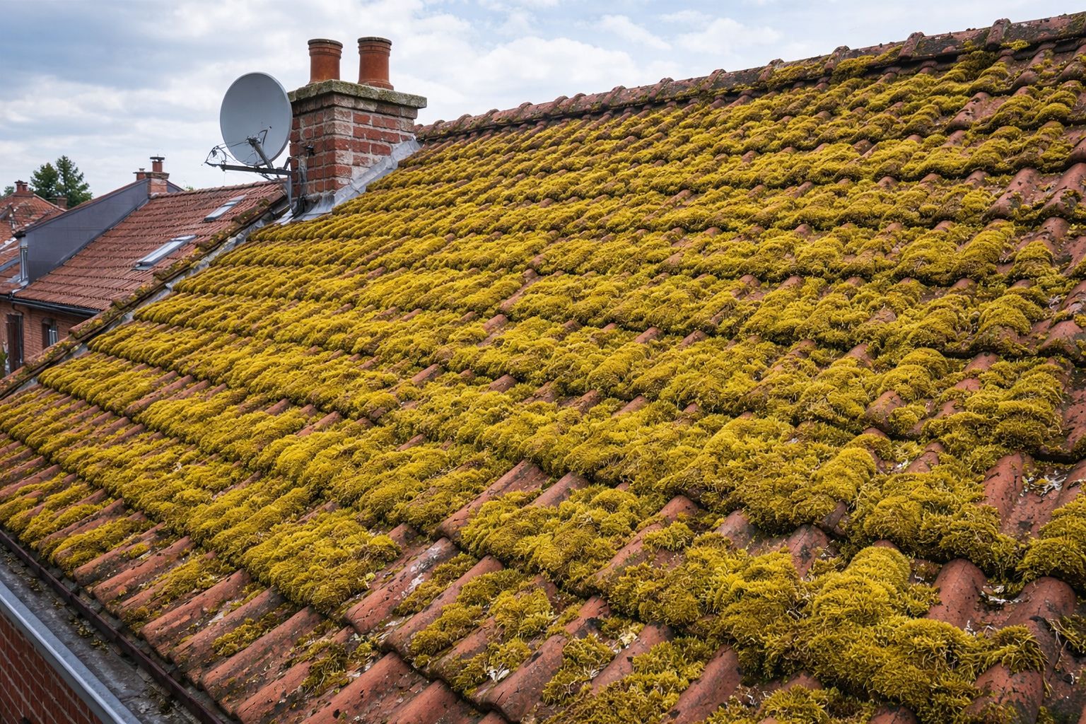 Toiture avant rénovation