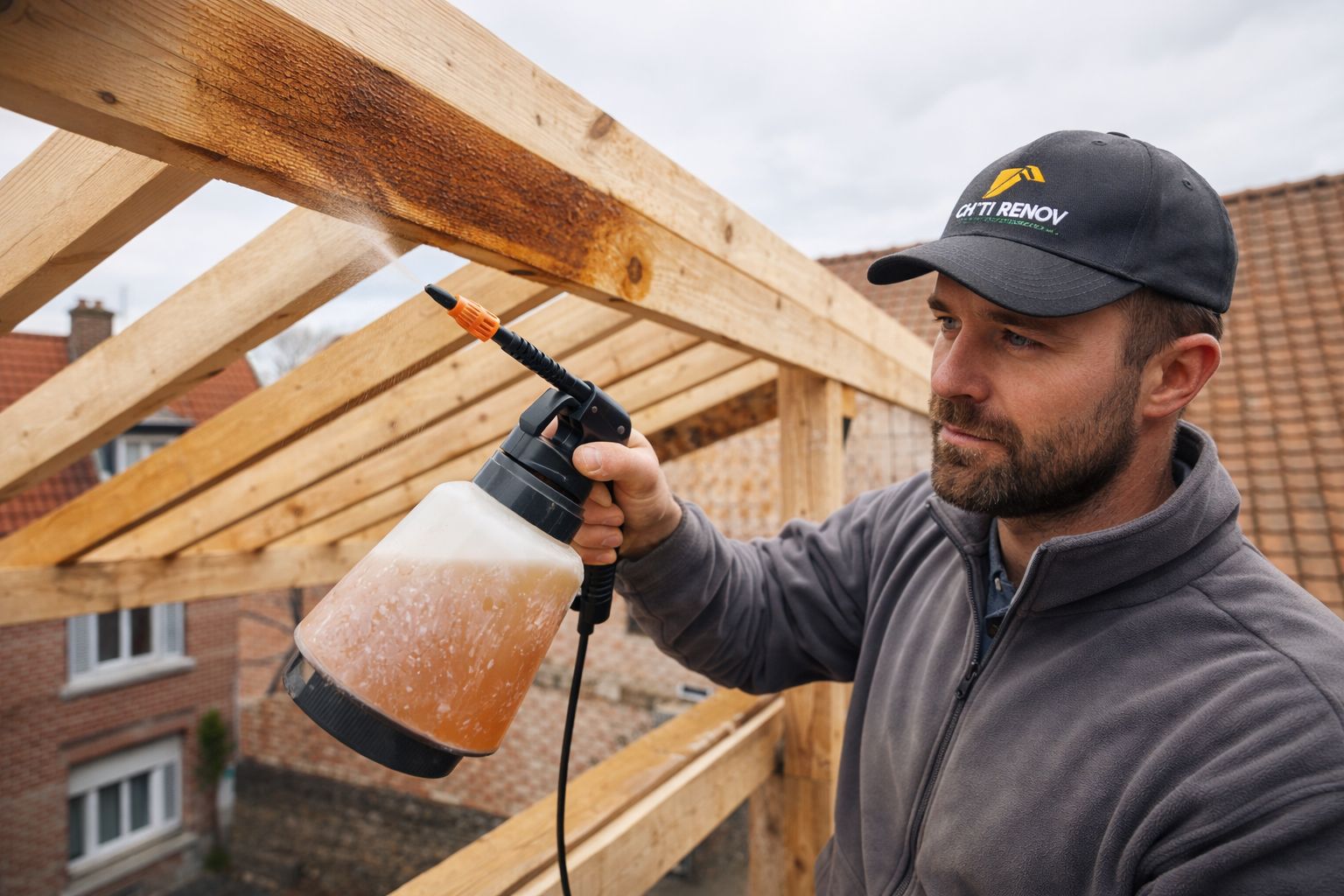 Réparation sur structure bois